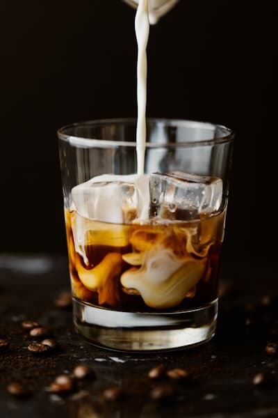 Espresso being pulled into a glass at the Overtime bar